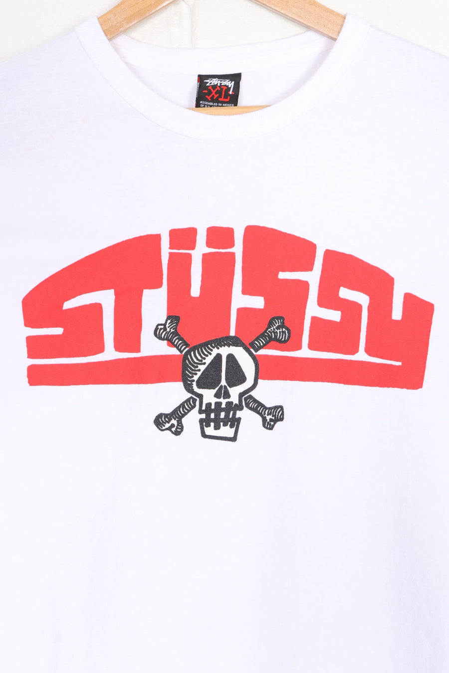 STUSSY Crossbones Skull Long Sleeve T-Shirt (XL)