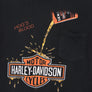 HARLEY DAVIDSON Hog's Blood Motor Oil Front Back T-Shirt USA Made (XL)