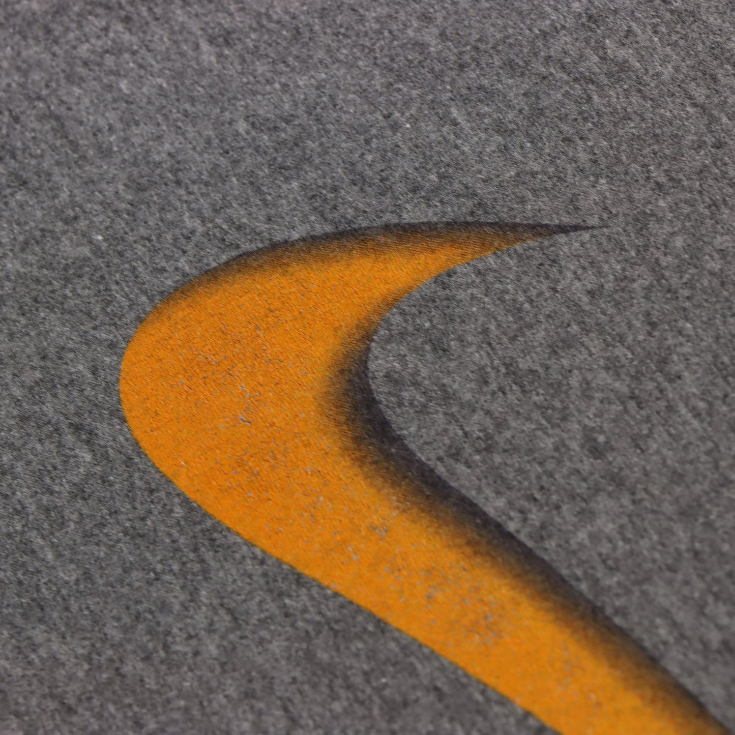 NIKE 3D Orange Swoosh Logo USA Made Grey T-Shirt (L) Vintage Sole Melbourne