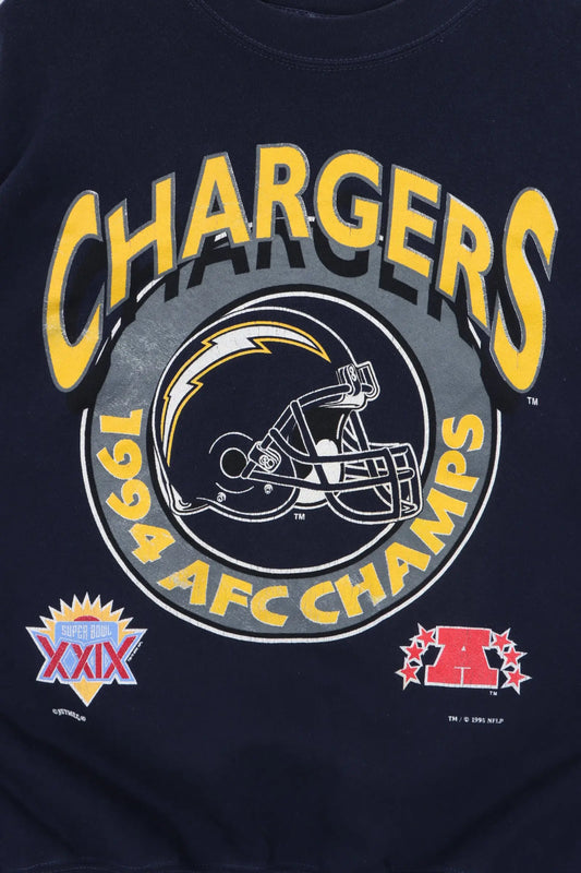 NFL San Diego Chargers 1994 AFC Champs NUTMEG Sweatshirt (XL-XXL) Vintage Sole Melbourne
