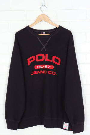 RALPH LAUREN POLO JEANS Embroidered Sweatshirt (XXL)