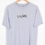 QUIKSILVER Surf Skate Blue & Grey Graphic Tee (M)