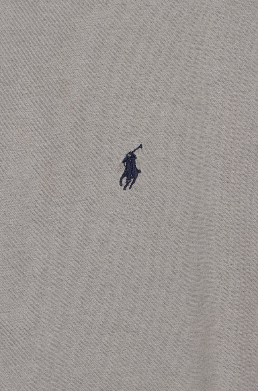 RALPH LAUREN POLO Embroidered Logo Taupe Classic T-Shirt (L-XL)