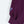 NHL Mighty Ducks Embroidered Purple Textured  1/4 Zip Sweatshirt (M)