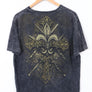 ELITE MMA Gothic Grunge Y2K Style Front Back Graphic T-Shirt (L)