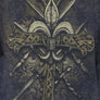 ELITE MMA Gothic Grunge Y2K Style Front Back Graphic T-Shirt (L)