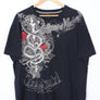 MARC ECKO Large Snake and Sword Graphic Black T-Shirt (XL)