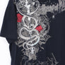MARC ECKO Large Snake and Sword Graphic Black T-Shirt (XL)