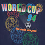 World Cup 1994 Soccer Football Single Stitch T-Shirt USA Made (XL)