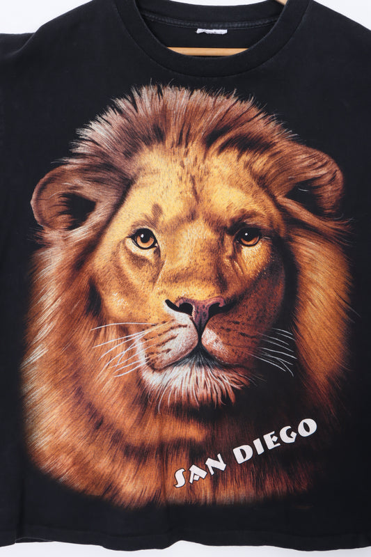 San Diego Zoo Lion 1995 Single Stitch T-Shirt (XXL)