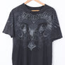 AFFLICTION Skull Feathers All Over Print (L-XL)