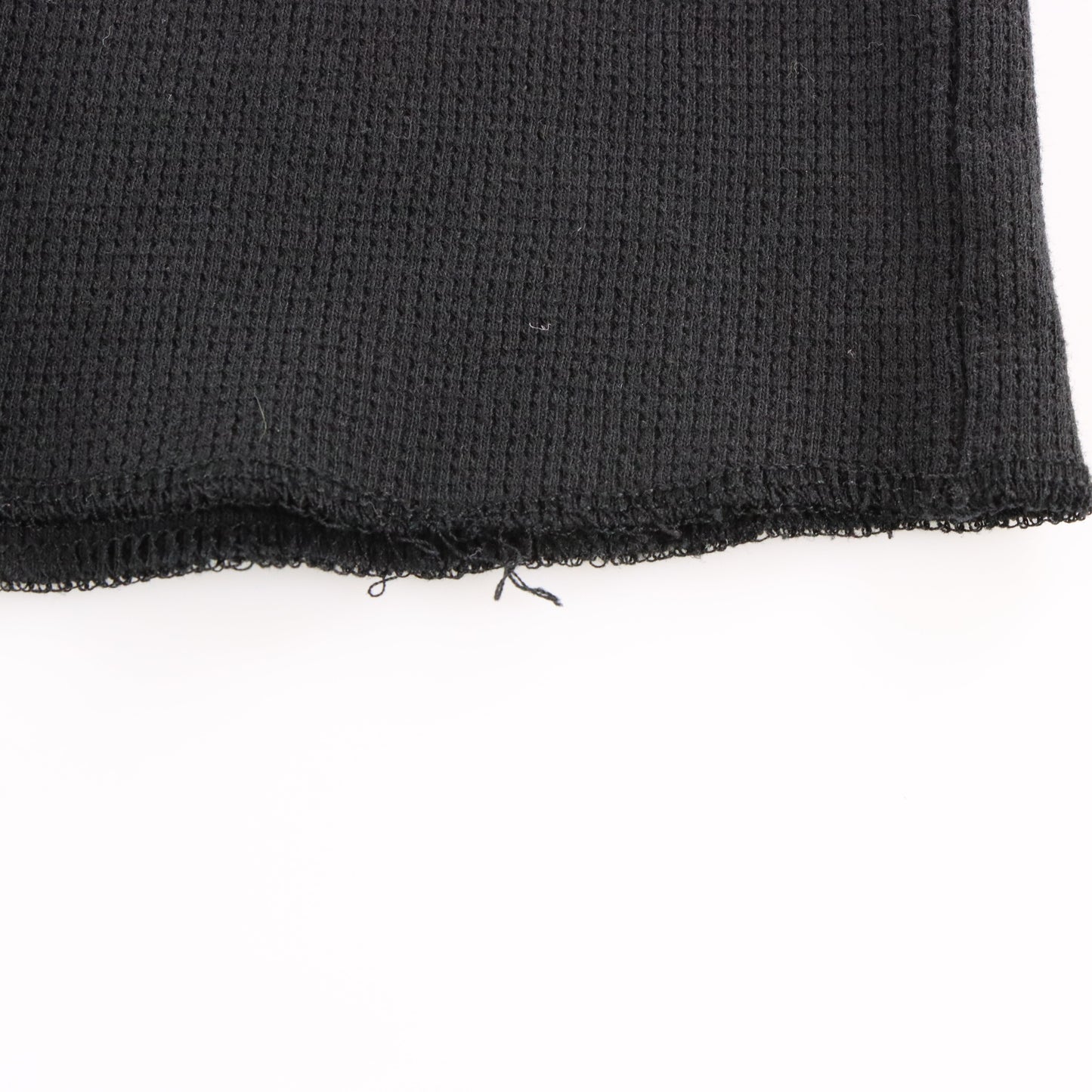 FOX Big Logo Graphic Black Waffle Knit Vintage Long Sleeve Thermal Tee (XL TALL) Vintage Sole Melbourne
