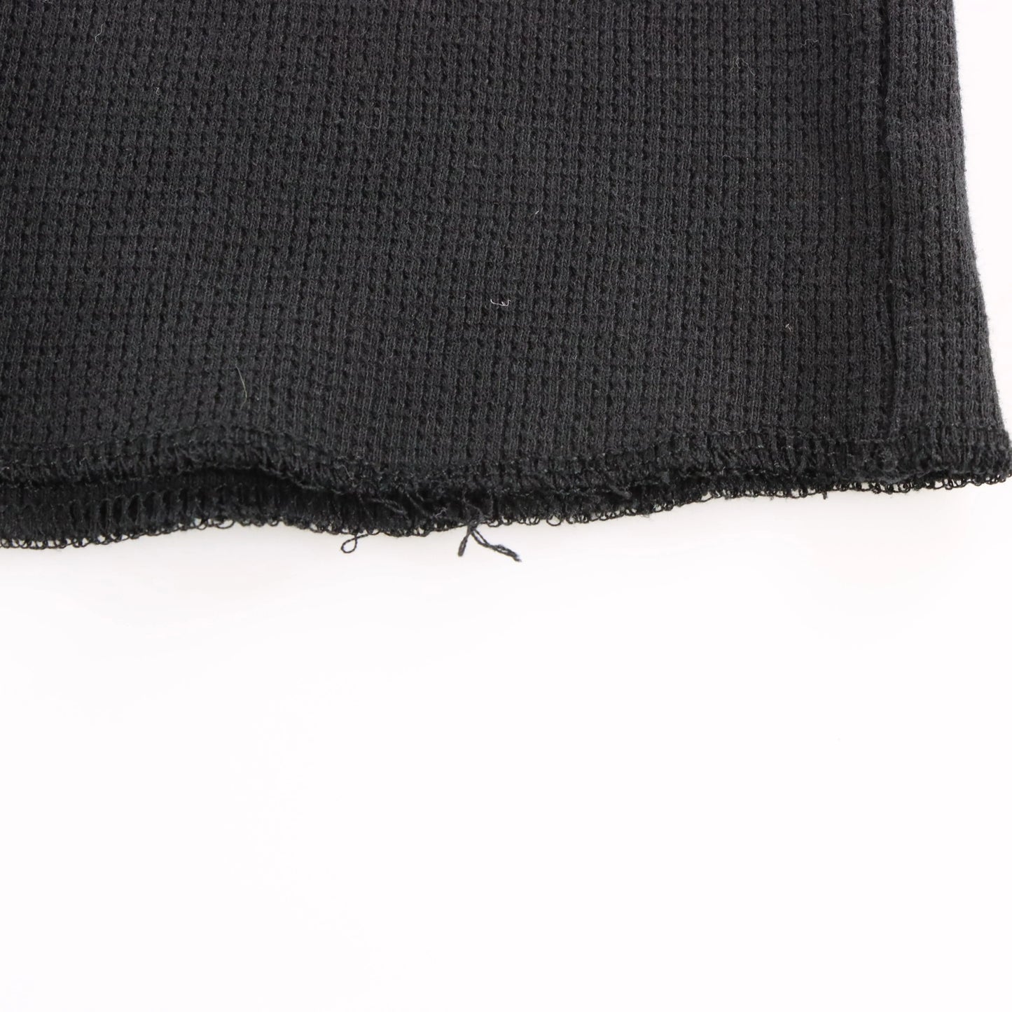 FOX Big Logo Graphic Black Waffle Knit Vintage Long Sleeve Thermal Tee (XL TALL) Vintage Sole Melbourne