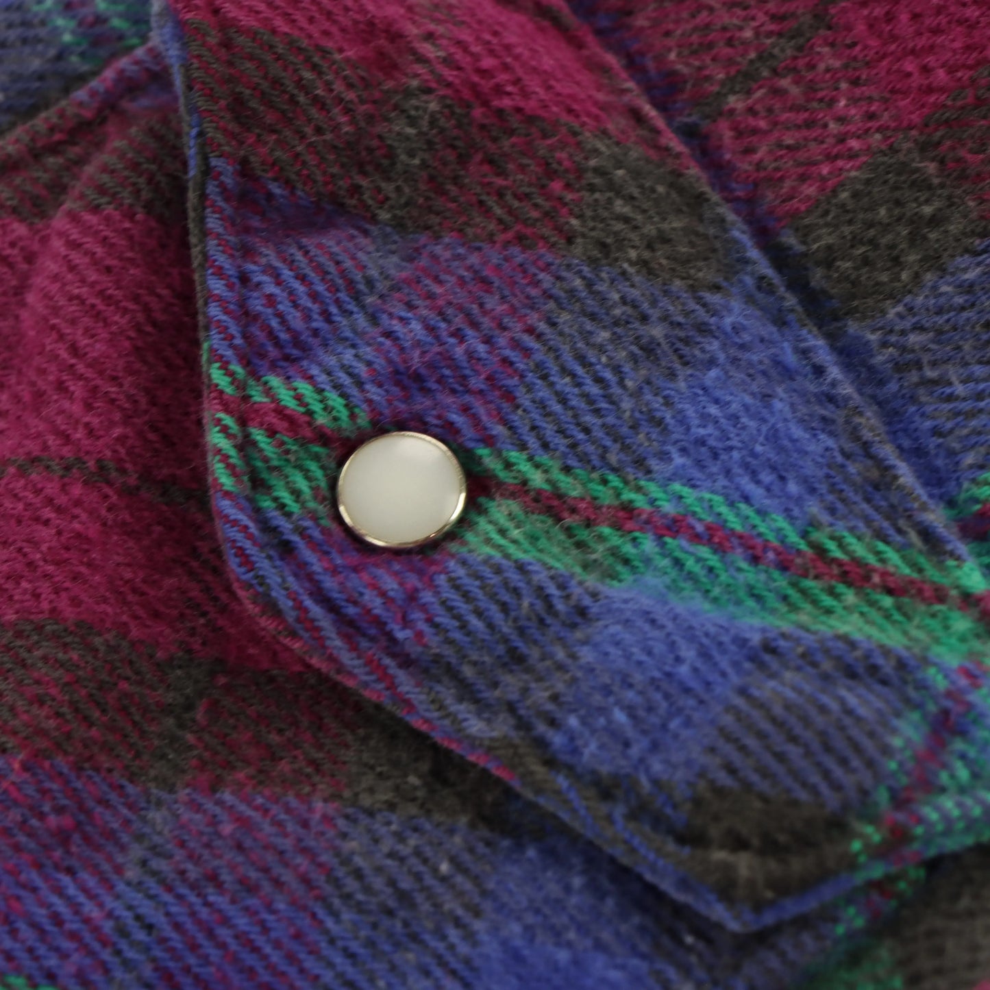 Vintage FIVE BROTHER Western Snap Button Up USA Made Flannel Shirt (L) Vintage Sole Melbourne