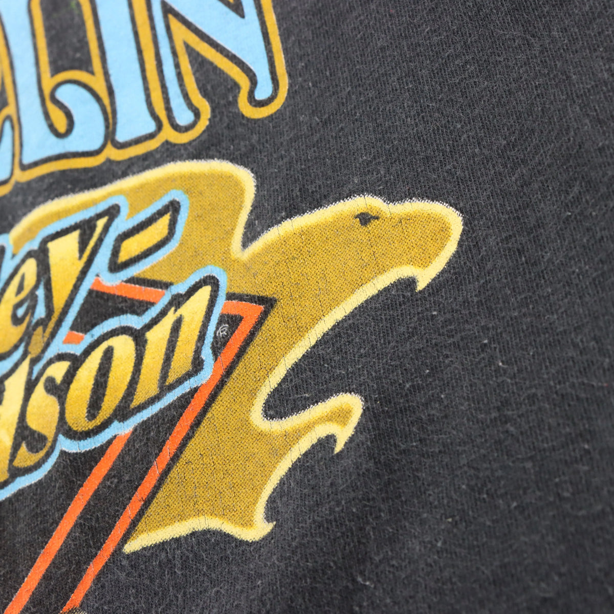 Vintage 1996 HARLEY DAVIDSON "Freewheelin' Sportster 1200 Custom" USA Made Black T-Shirt (M) Vintage Sole Melbourne