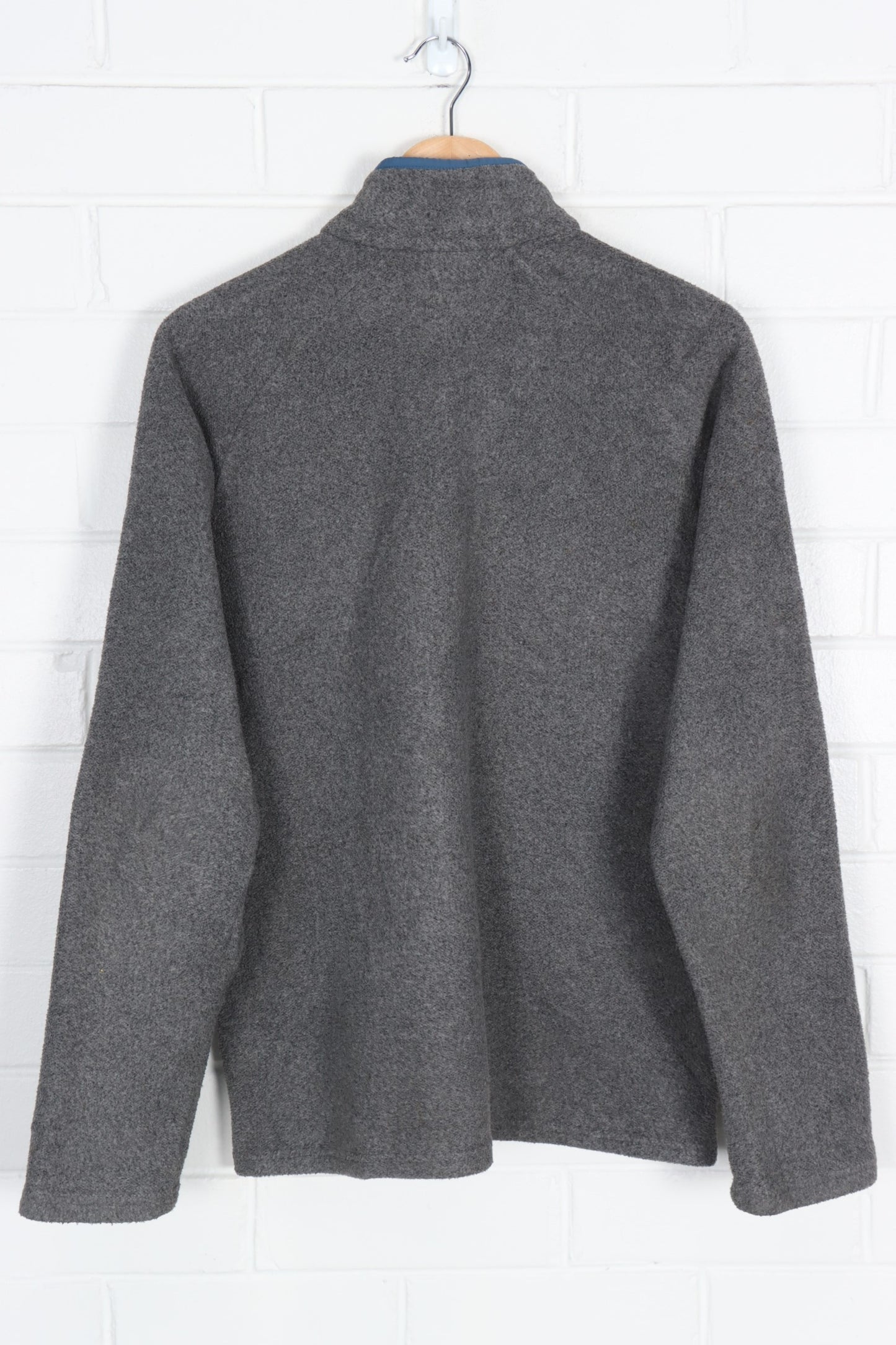 PATAGONIA Grey & Blue Pocket Zip Up Fleece (M)