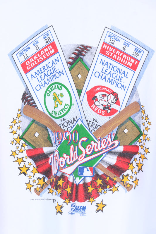 1990 Vintage World Series NBA Baseball Sweatshirt (XL)