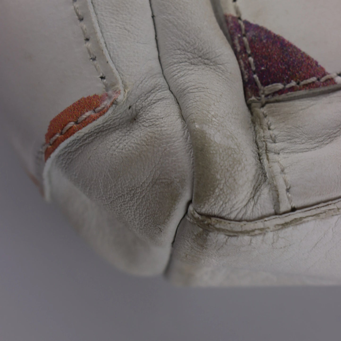 CAVALCANTI Italy Made Floral & White Leather Tote Bag