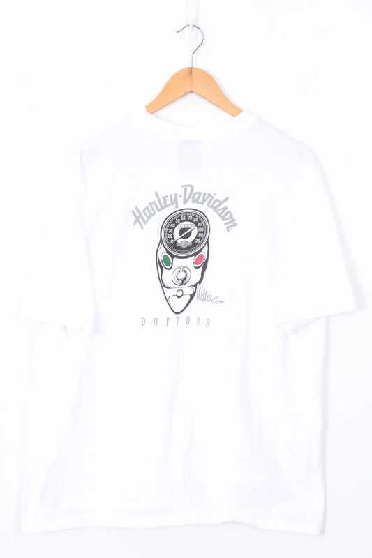 HARLEY DAVIDSON Daytona Motorcycle T-Shirt (XL) Vintage Sole Melbourne