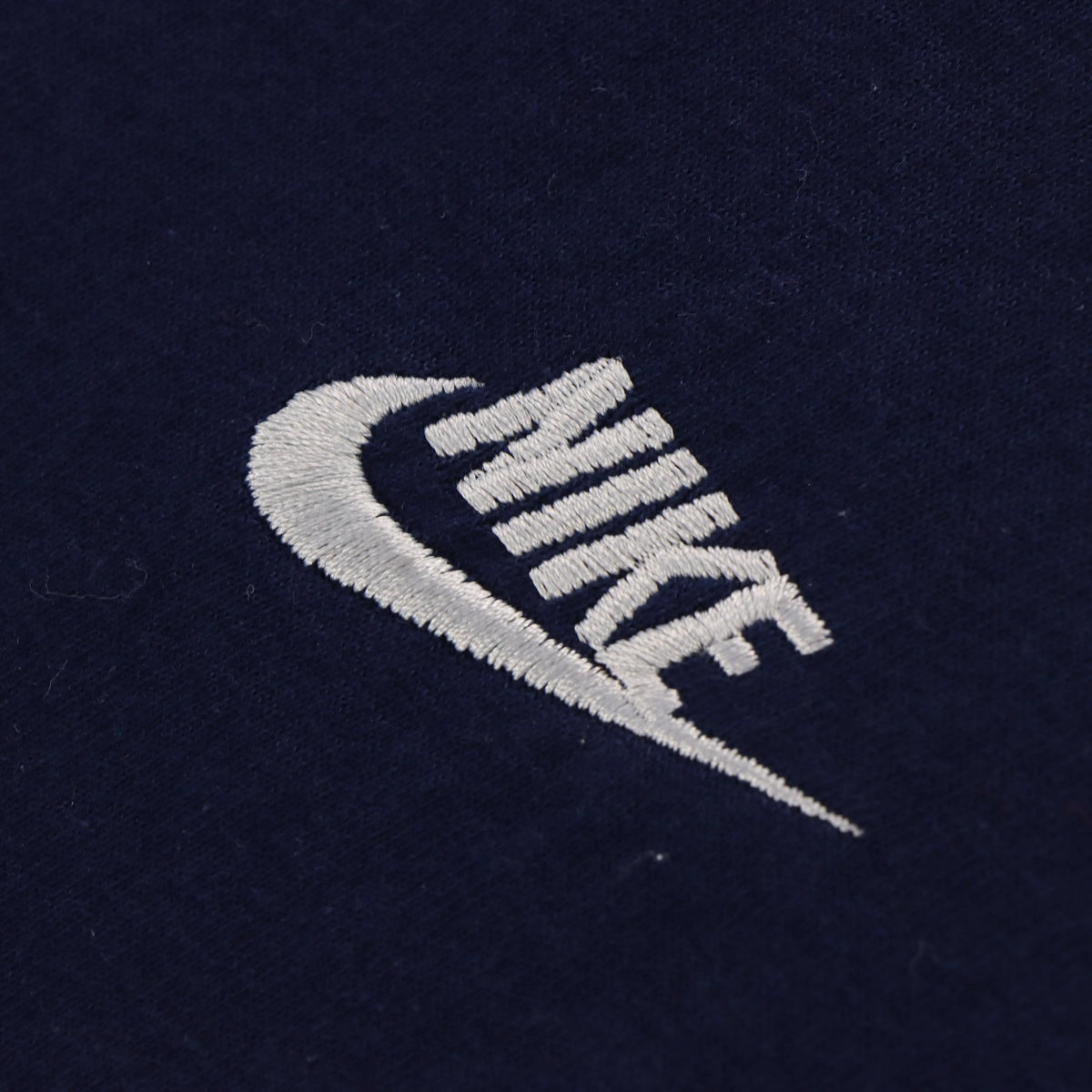 Vintage NIKE New With Tags Embroidered Swoosh Navy & White T-Shirt (S) Vintage Sole Melbourne