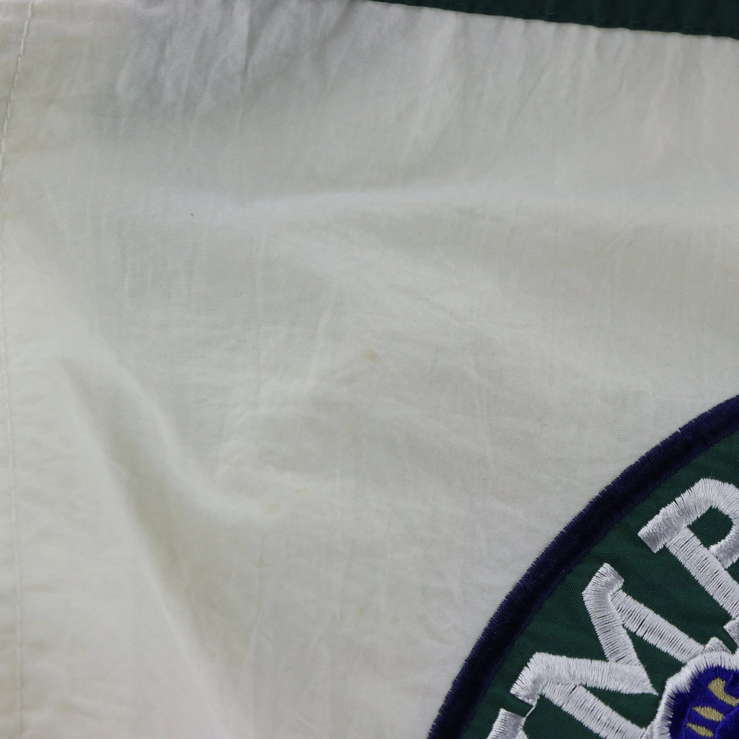 Vintage USA Olympic Track & Field Embroidered Patch STARTER Windbreaker Jacket Korean Made (M)