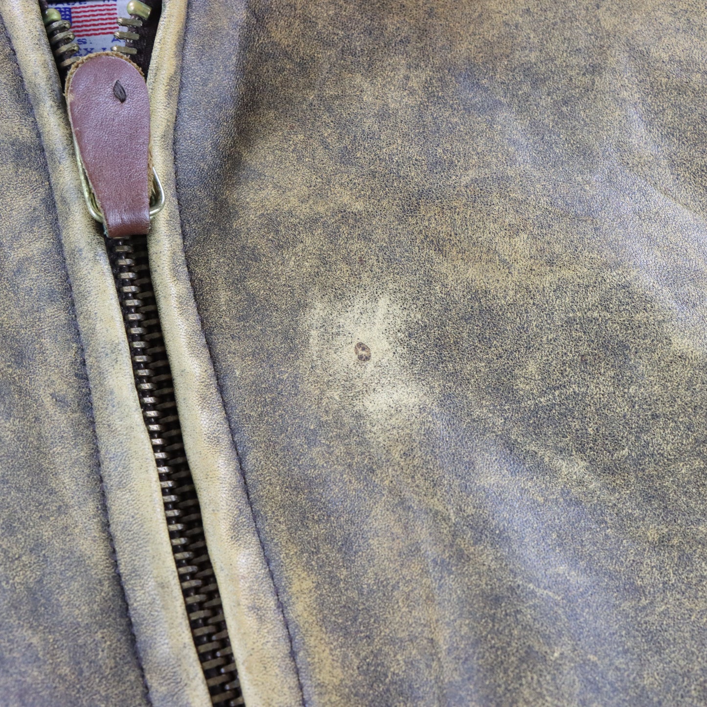 Vintage 1982 AVIREX Light Brown Leather G-2 U.S. Navy Flight Bomber Jacket USA Made (M) Vintage Sole Melbourne