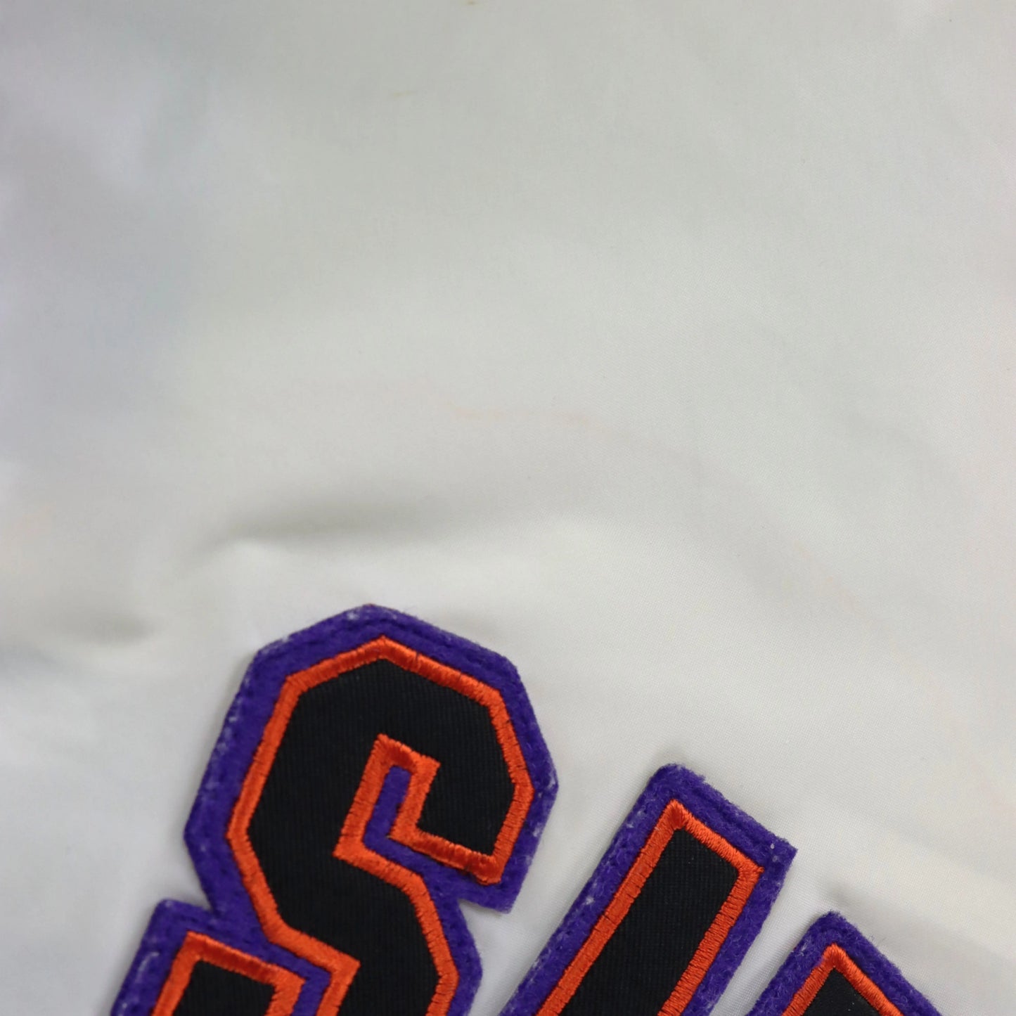 Vintage 90s NIKE Charles Barkley 'Sir Charles' Phoenix Suns NBA Colour Block Windbreaker Jacket (L)