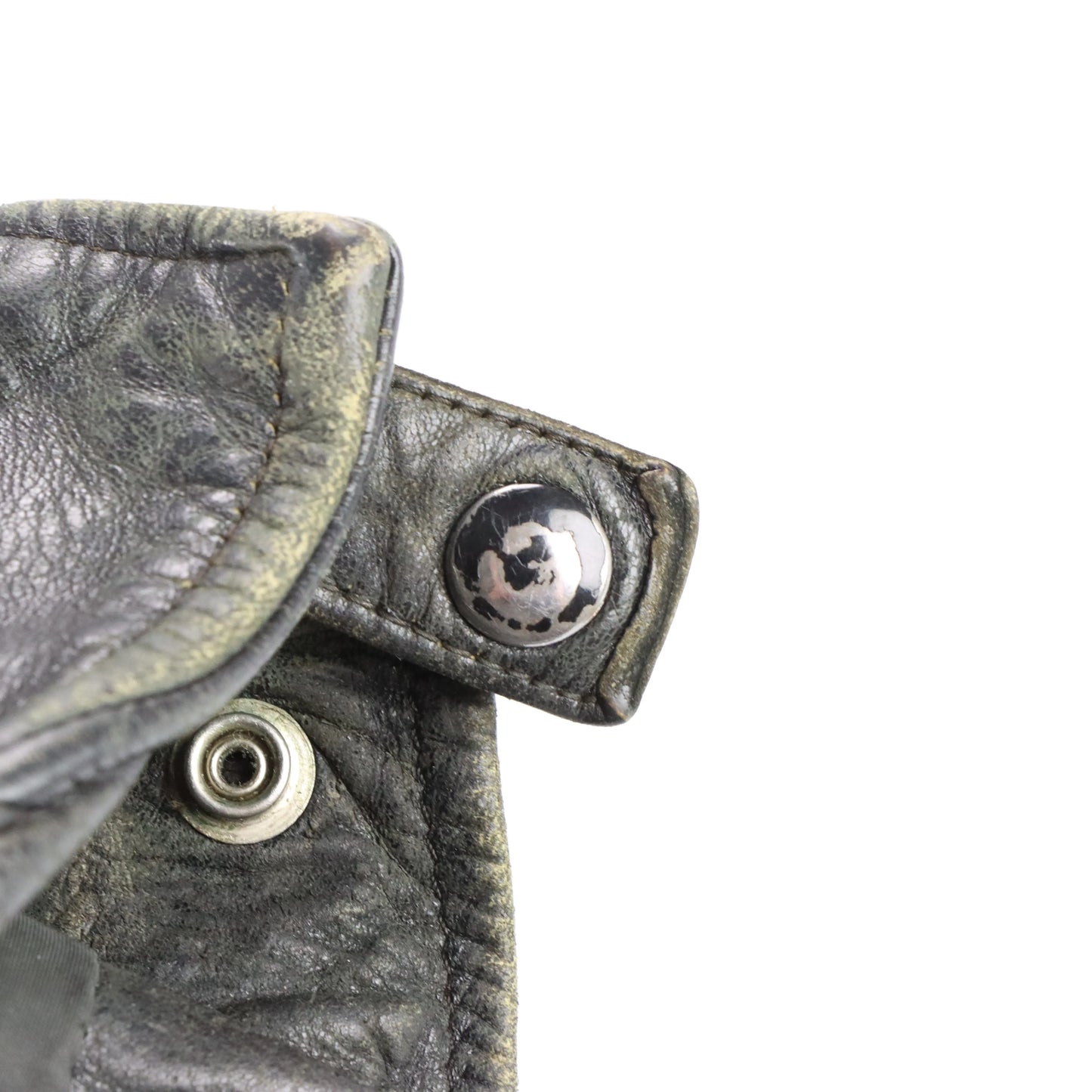 Vintage Leather Authentic New Haven Police Uniform Motorcycle Jacket (L)