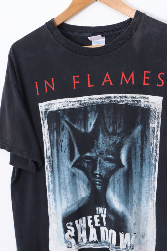 'My Sweet Shadow' In Flames Band Music Vintage T-Shirt (L)