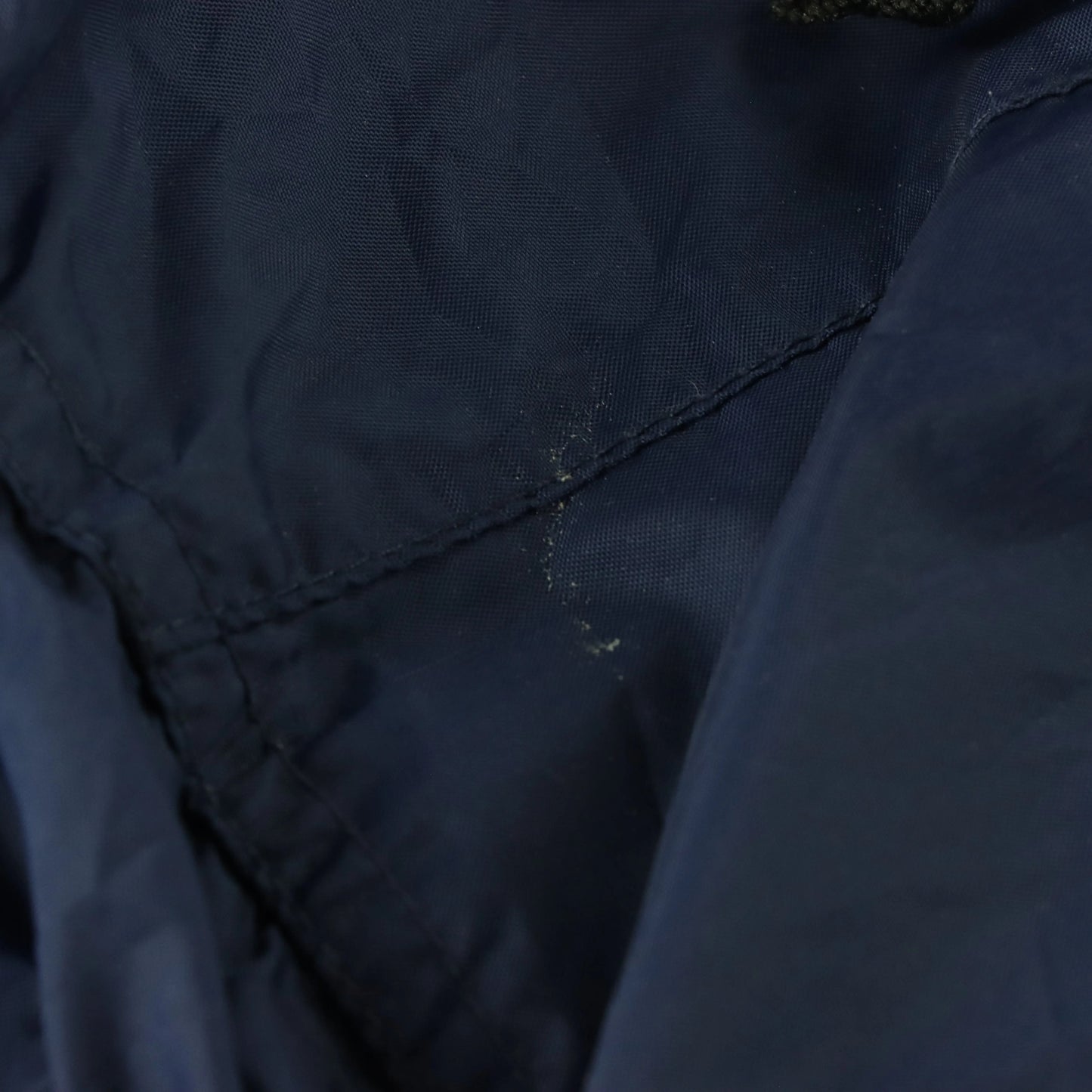 NIKE 90's Style Colour Block Navy & White Vintage Windbreaker Jacket (XL)