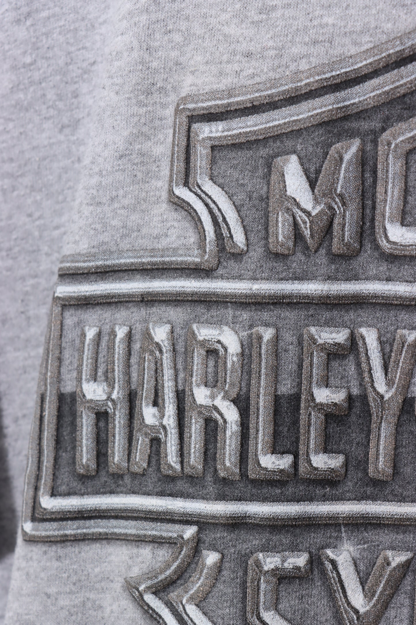 HARLEY DAVIDSON USA Flag & Eagle Puff Print Tee (S)