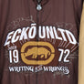 ECKO UNTLD Brown Plush Embroidered Jacket (XL)