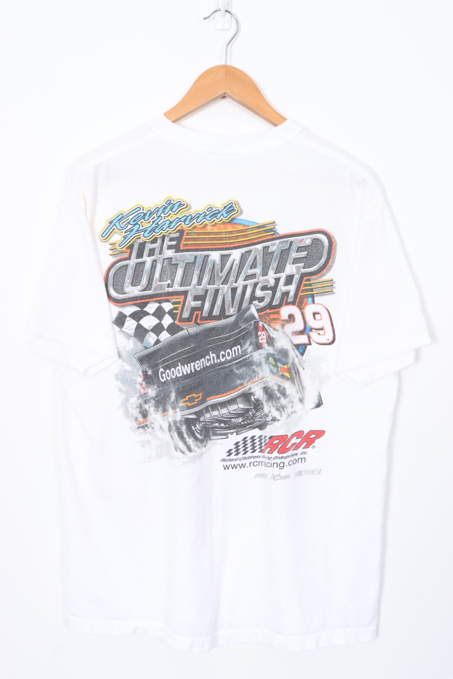 NASCAR Kevin Harvick "Polished Ready to Shine" Front Back T-Shirt (M-L)