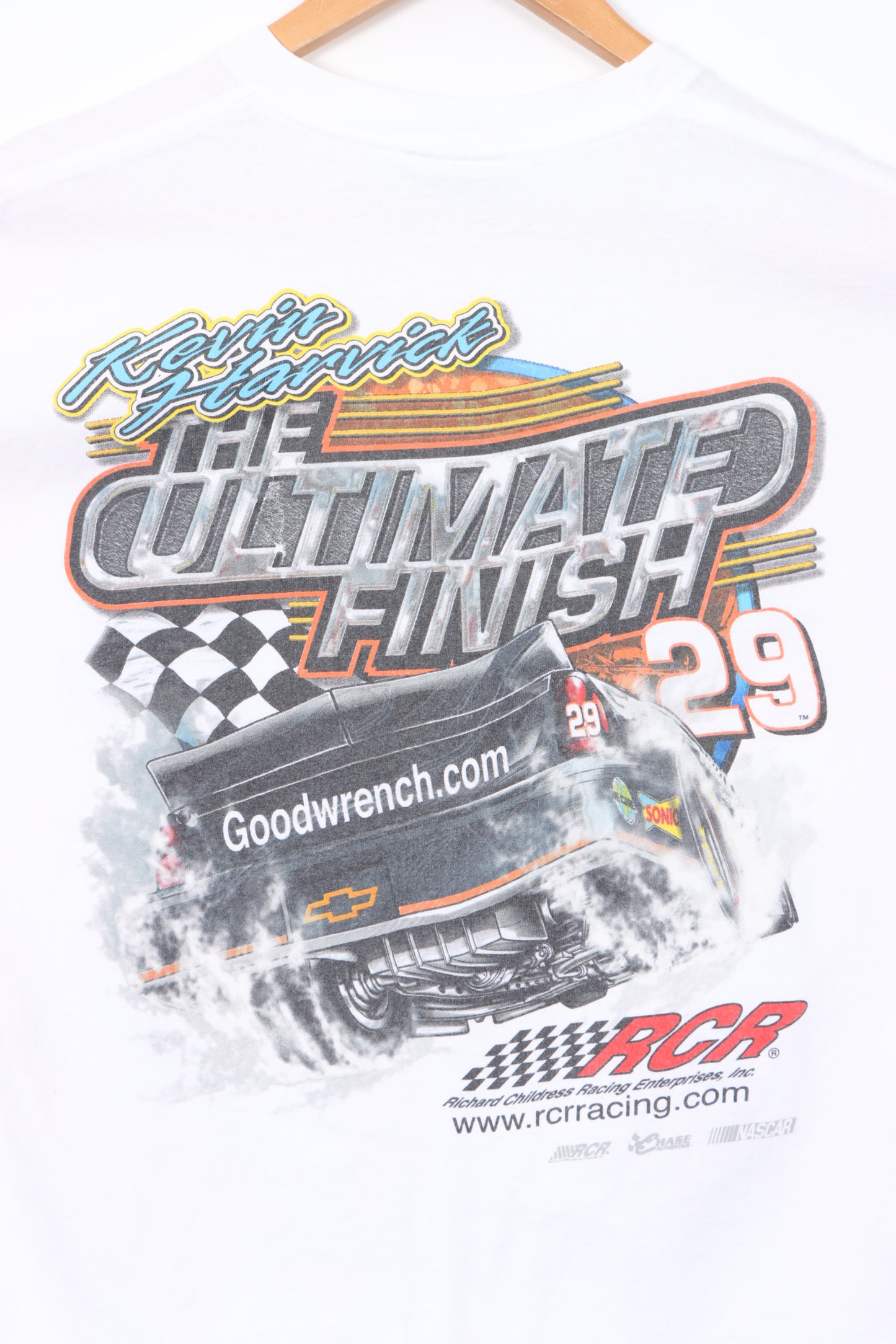 NASCAR Kevin Harvick "Polished Ready to Shine" Front Back T-Shirt (M-L)
