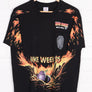 Iron Horse Saloon 1995 Bike Week All Over Single Stitch T-Shirt USA Made (M-L)