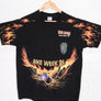 Iron Horse Saloon 1995 Bike Week All Over Single Stitch T-Shirt USA Made (M-L)