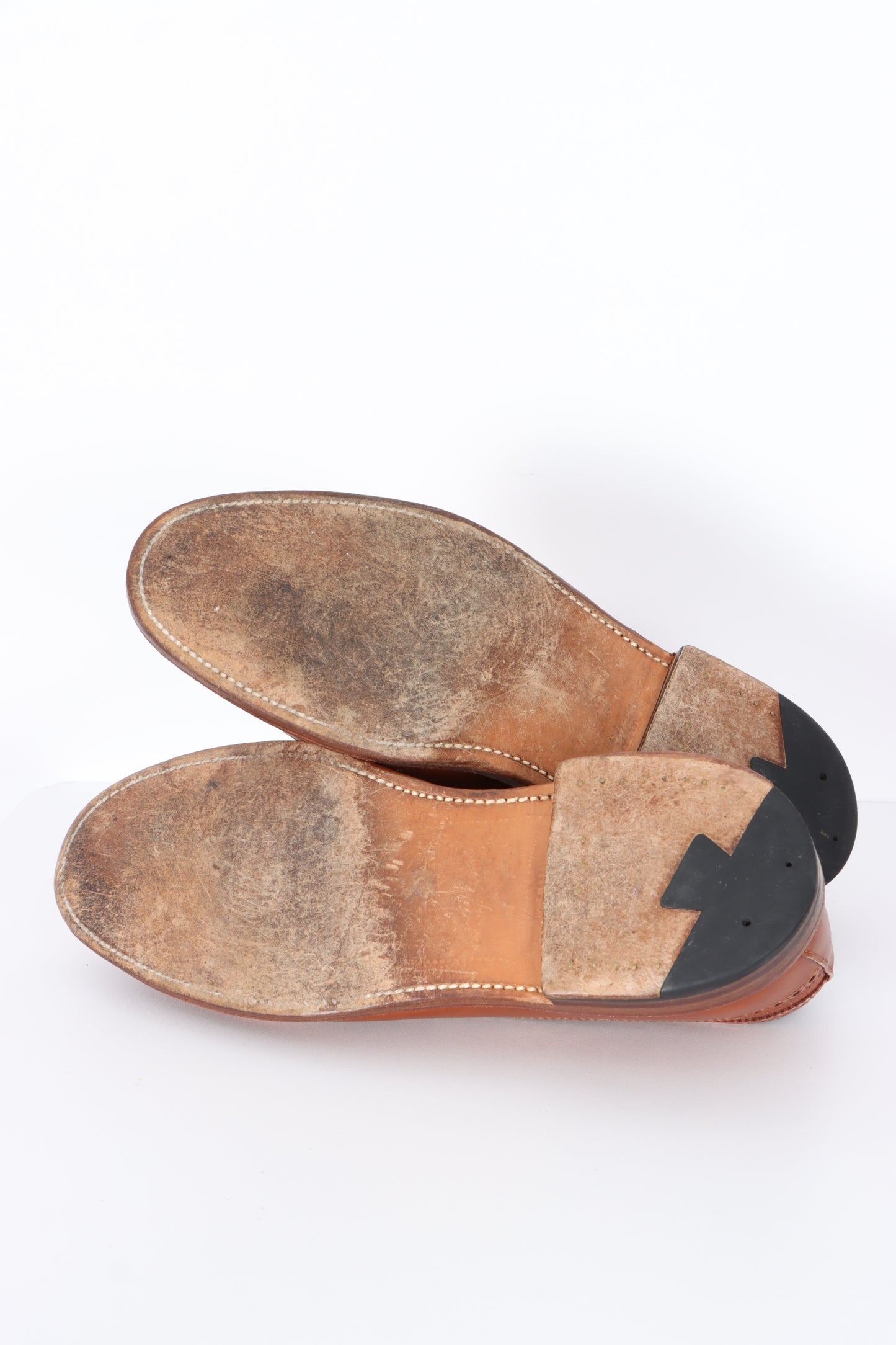 ALDEN J.Crew Tobacco Leather 97641 Long Wing Bluchers (8)