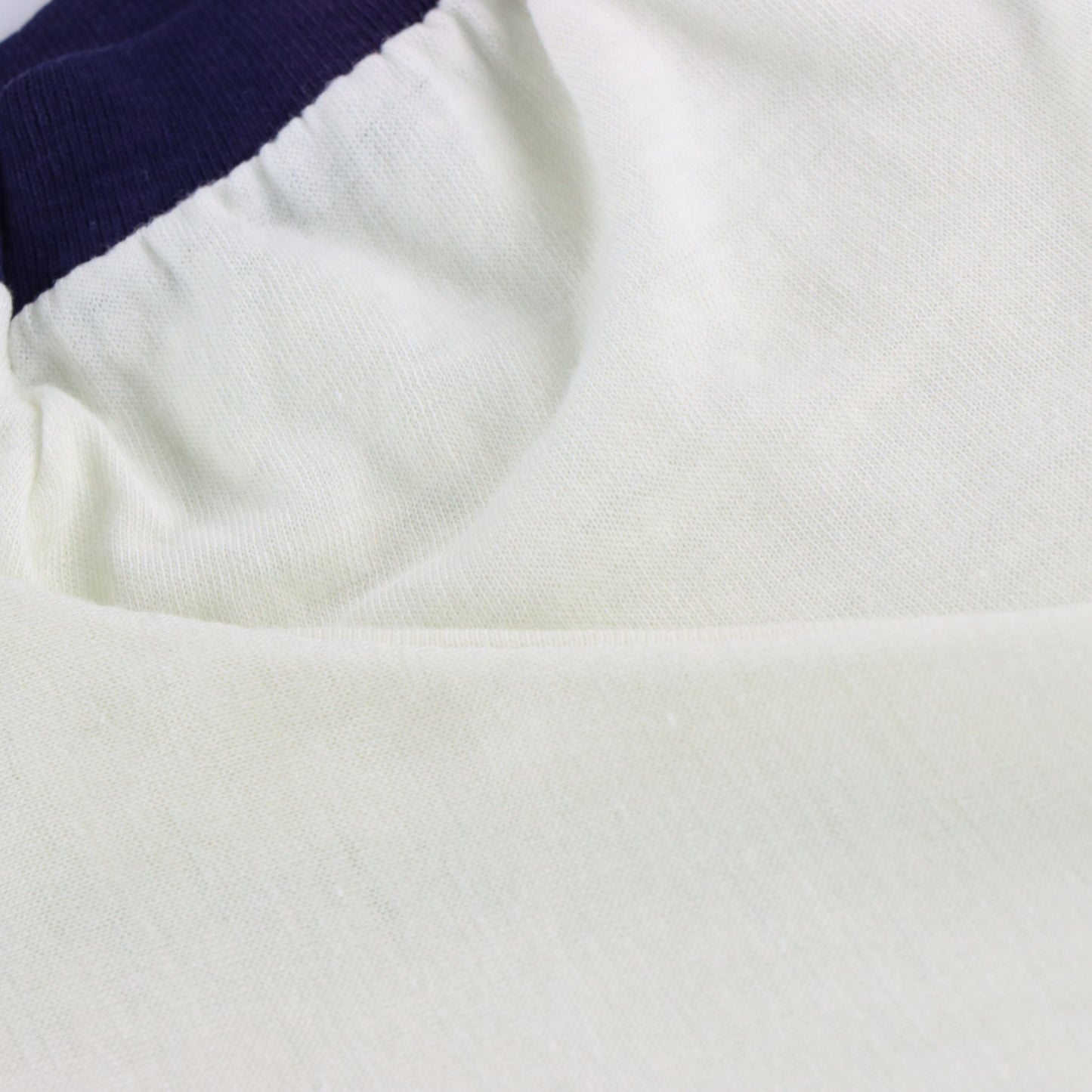 1983 Vintage 'Old Sailors Never Die' Boat Purple & White Ringer T-Shirt (M-L) Vintage Sole Melbourne
