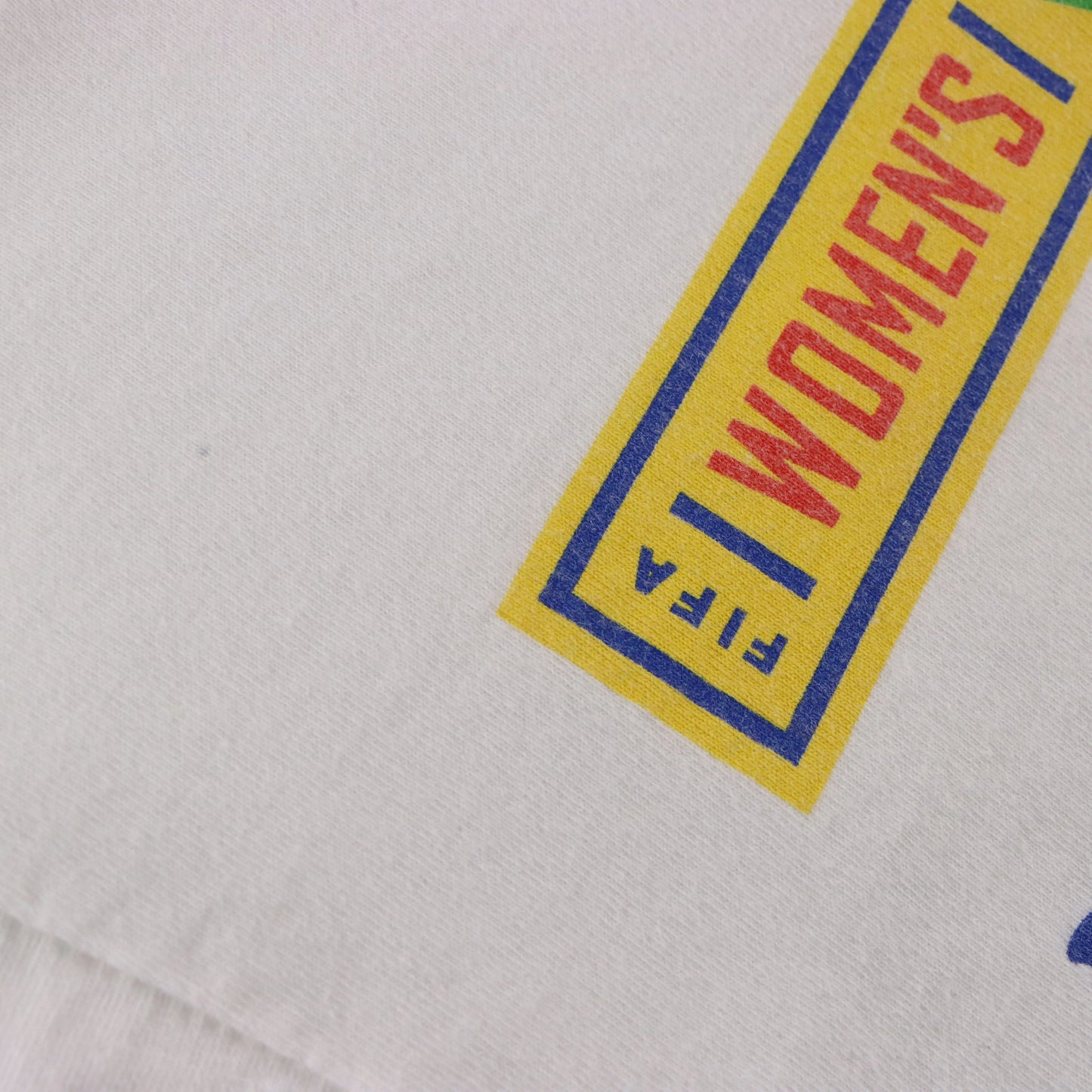 Vintage 1997 FIFA Women’s World Cup USA Single Stitch White Soccer Tee (M TALL)