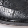 CALZADO LEONEL Black Croc Leather Wingtip Brogues (8.5-9)