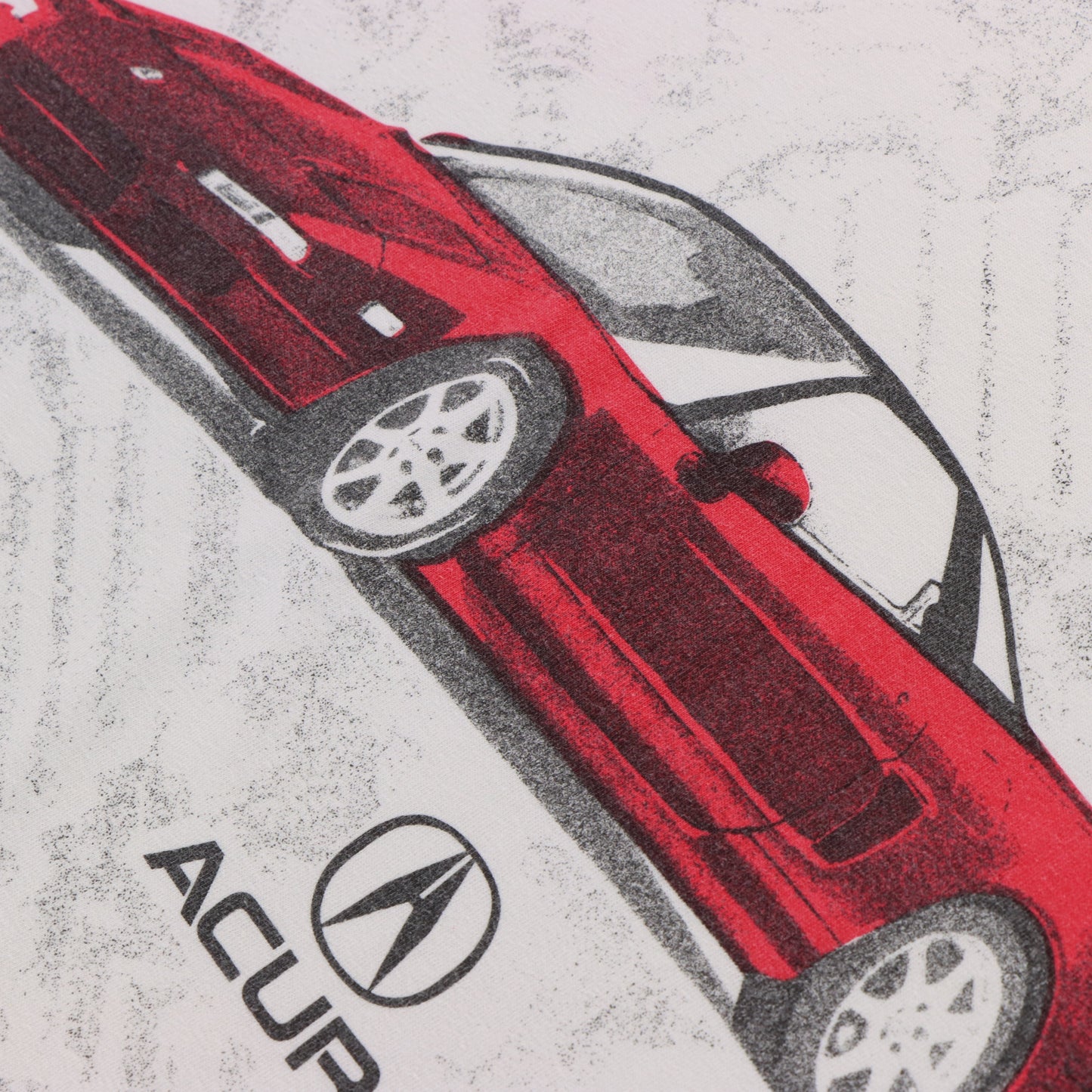 Vintage ACURA Car Tire All Over Print USA Single Stitch T-Shirt (XL) Vintage Sole Melbourne