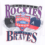 1995 Vintage Rockies Colorado MLB Baseball Caps Tee (L)