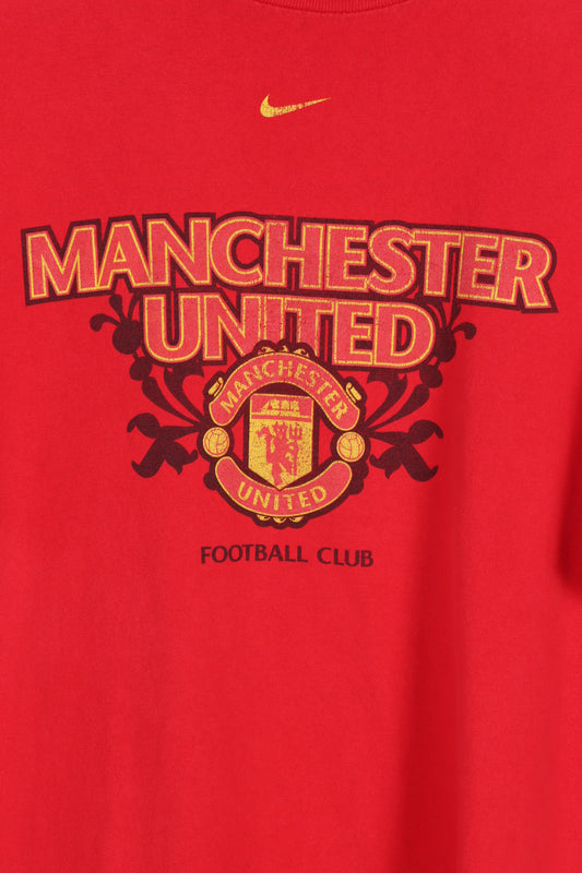 Manchester United NIKE Centre Swoosh Y2K T-Shirt (M-L)