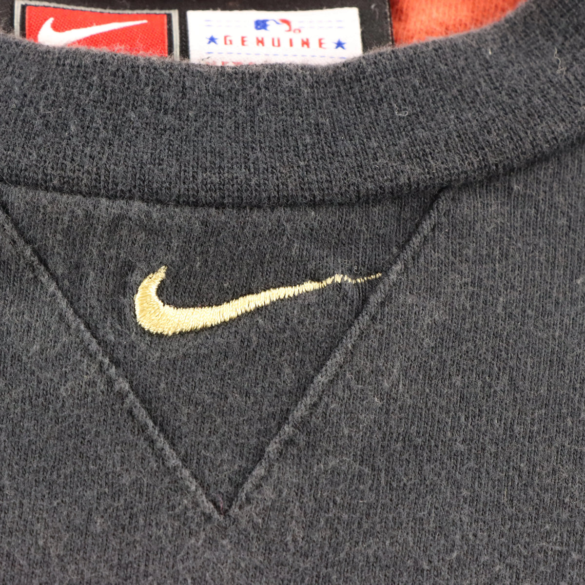 NIKE Genuine Merchandise Houston Astros Embroidered Centre Swoosh MLB T-Shirt (L) Vintage Sole Melbourne