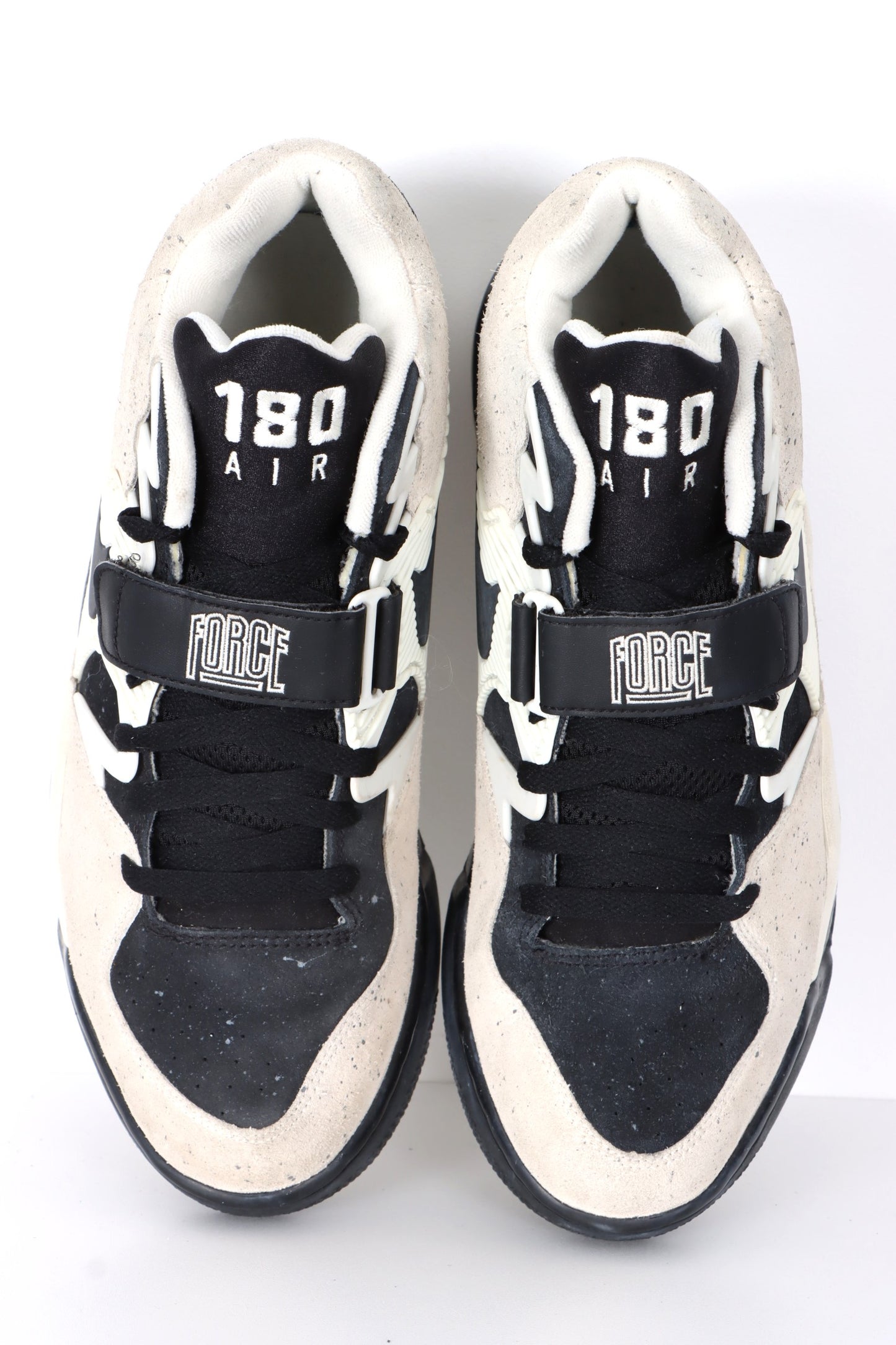 NIKE Air Force 180 Sail/Black Sneakers (10)