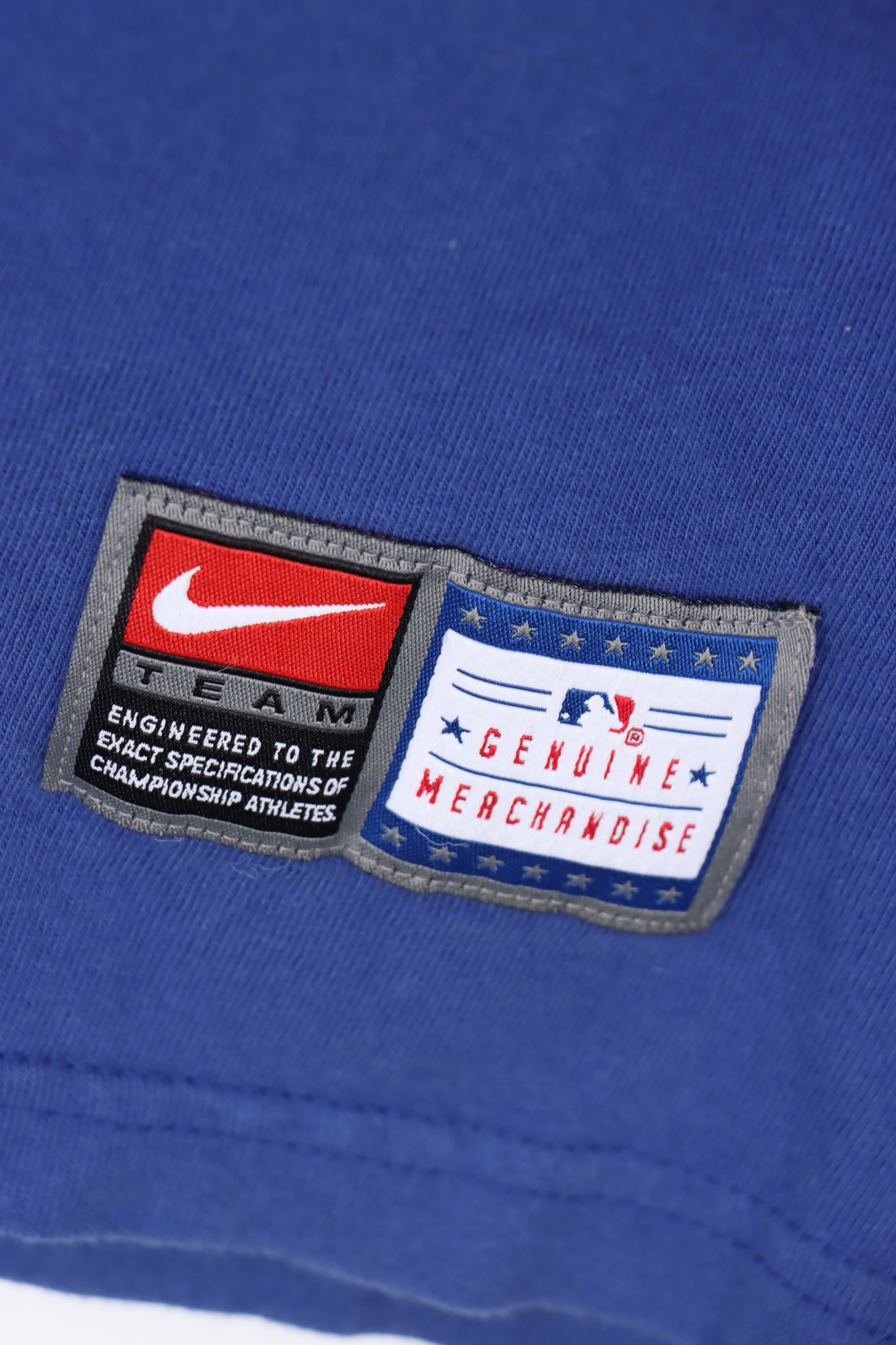 NIKE Centre Swoosh LA Dodgers Embroidered Baseball Tee (L)