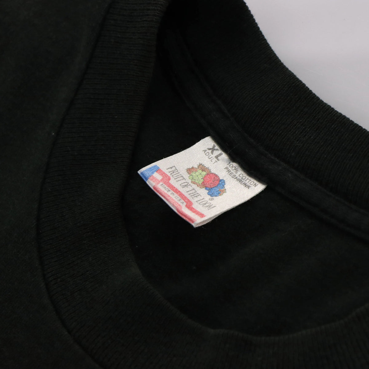 Vintage 'Stress' Description Humour Single Stitch Black T-Shirt (XL) Vintage Sole Melbourne