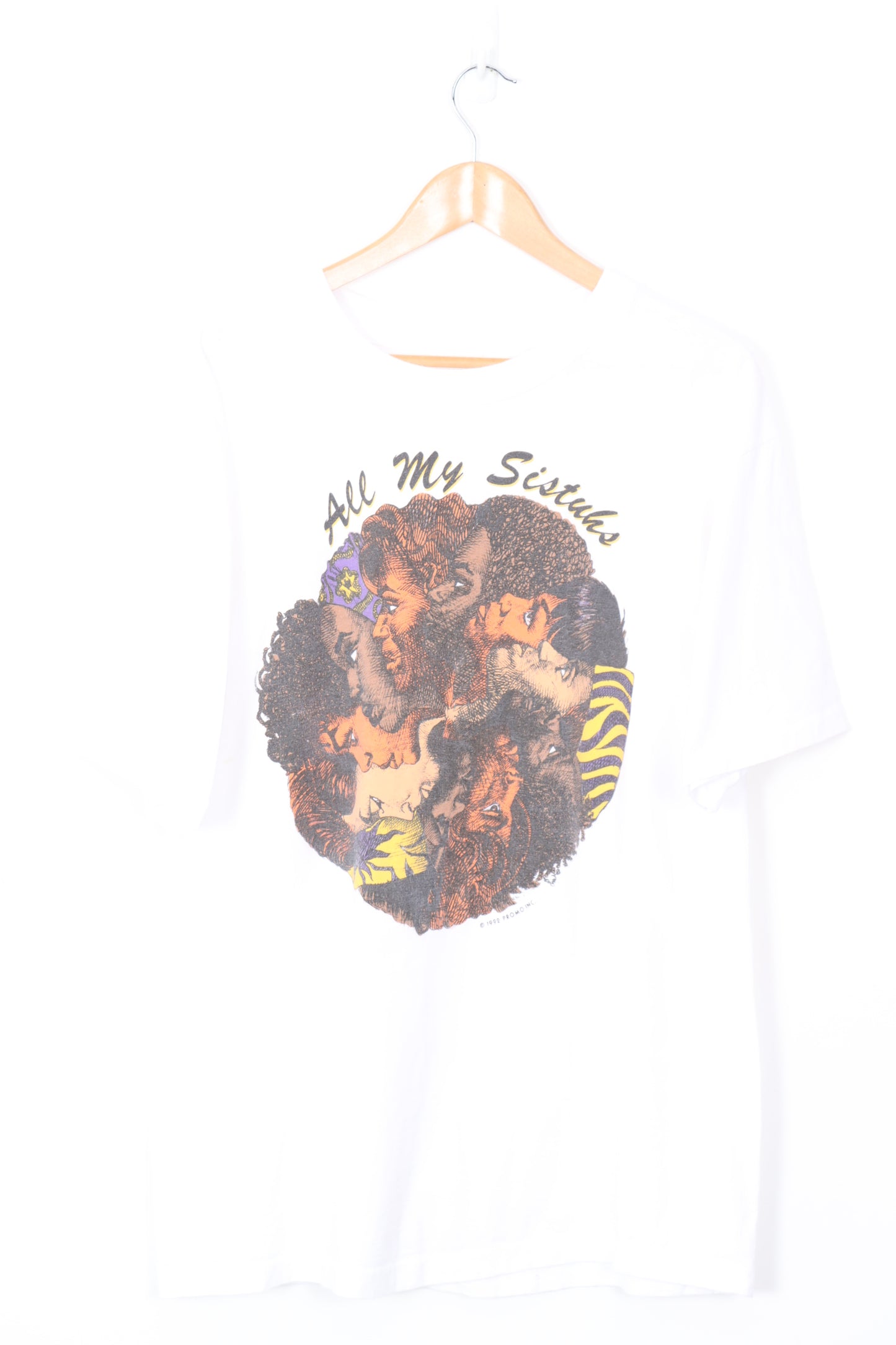 1992 All My Sistuhs Women Community Group USA Made Tee (M-L)