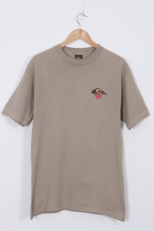 QUIKSILVER Surf Hawaii Boardriders Hibiscus Tee USA Made (M)