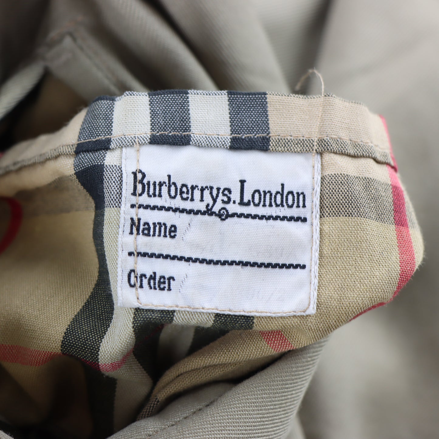 Vintage BURBERRY Long Khaki Trench Car Coat (Women's 12)